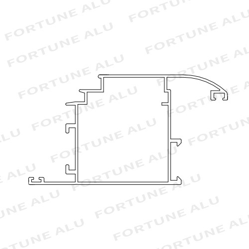 China Exported Extrusion Aluminum Profiles For Windows And Doors Gabon Market