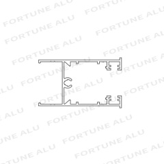 Gabon Market Custom Aluminum Profiles Extrusion Window Door Section China Factory