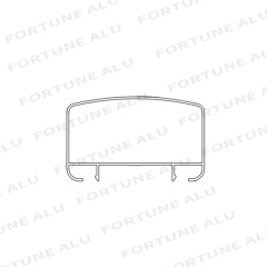 Aluminum Sliding Section Window Door Profiles Custom Available Guinea-Bissau