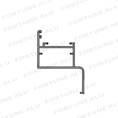 Custom 6063 T5 Aluminium Window Door Frame Sections Profiles from China to Mali