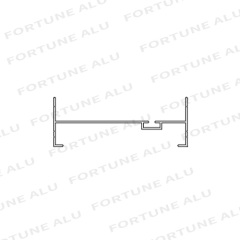 Powder Coated Custom Aluminum Extrusion Profiles for Windows Doors Philippines