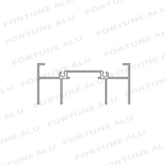 Powder Coated Aluminum Extrusion Profiles for Windows Doors Philippines Market