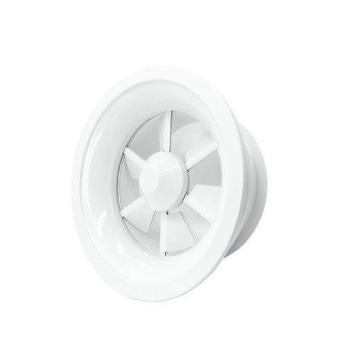 Aluminum Round Swirl Jet Diffuser |Adjustable Blades