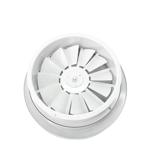 Aluminum Round Swirl Jet Diffuser |Adjustable Blades