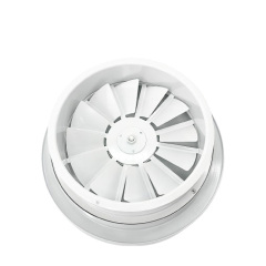 Aluminum Round Swirl Jet Diffuser |Adjustable Blades