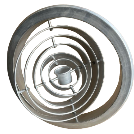 Adjustable Aluminum Multi-Ring Jet Air Diffuser for Long-Throw HVAC Applications