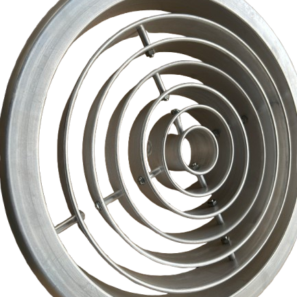 Adjustable Aluminum Multi-Ring Jet Air Diffuser for Long-Throw HVAC Applications