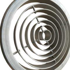 Adjustable Aluminum Multi-Ring Jet Air Diffuser for Long-Throw HVAC Applications