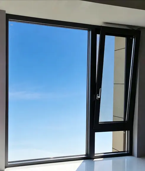 Aluminum profiles inward opening casement window