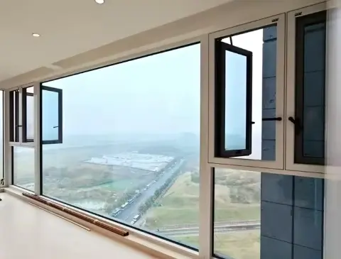 Aluminum profiles outward opening casement window