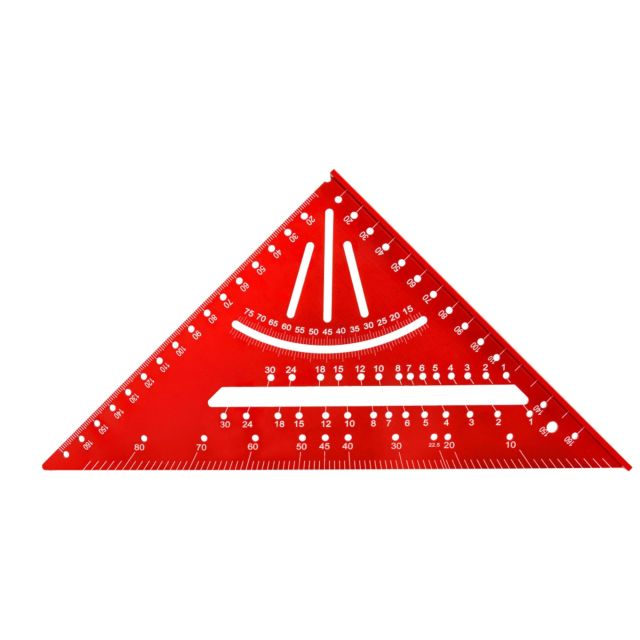 Aluminum Triangle Ruler / Speed Square (Multi-Angle Marking Tool)