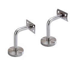 Stainless Steel Stair Handrail Wall Bracket / Handrail Support Bracket