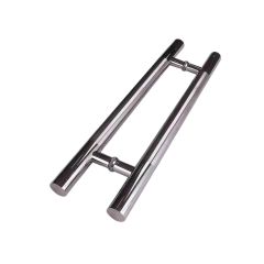 Stainless Steel Back-to-Back Pull Handle For Glass Door