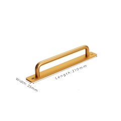 Aluminum Cabinet Handle With Anodized Finish – Adhesive Or Screw Mount, Multiple Lengths