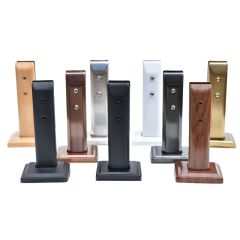 Square Base Glass Railing Spigot / Glass Fence Post (For 8–13mm Glass)