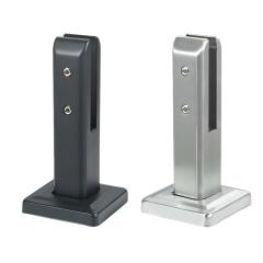 Square Base Glass Railing Spigot / Glass Fence Post (For 8–13mm Glass)