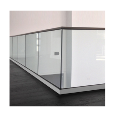 Aluminum U Channel Base Shoe For Glass Railing System