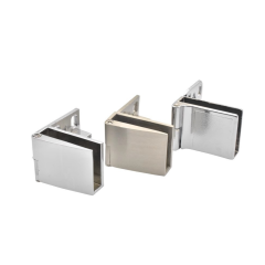 Zinc Alloy No-Drill Glass Door Hinge
