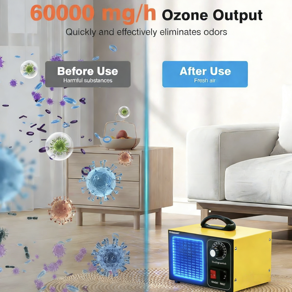 Ozone Generator 60g/32g Air Purifier Ozonator Home Ozone Air Cleaner Remove Odor O3 220V Disinfection Sterilization