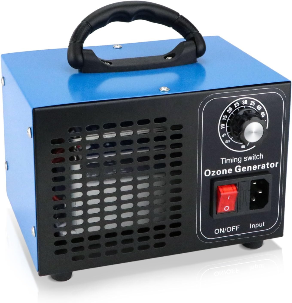 Ozone Generator 32000mg/h, Ozone Machine with Timer Industrial Air Purifier O3 Ozonizer for Home, Cars, Garage, Pets Kitchen Odour and Smoke Removal
