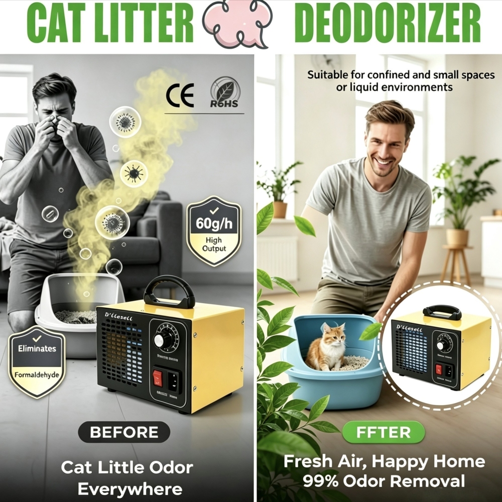 Air Purifier Ozone Generator 220V 60g/32g Air Cleaner Ozono Disinfection Sterilization Ozonizer Cleaning Formaldehy Remove odor O3 ozonizador