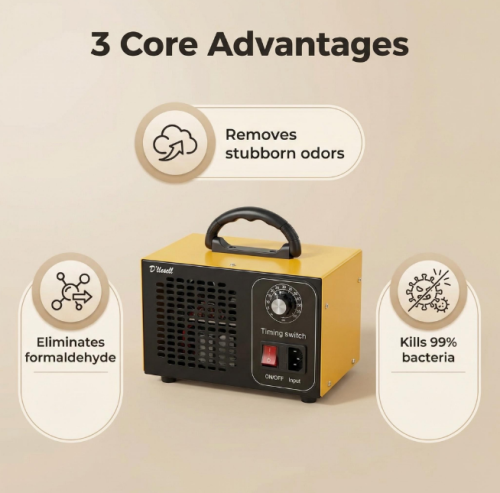 Air Purifier Ozone Generator 220V 60g/32g Air Cleaner Ozono Disinfection Sterilization Ozonizer Cleaning Formaldehy Remove odor O3 ozonizador