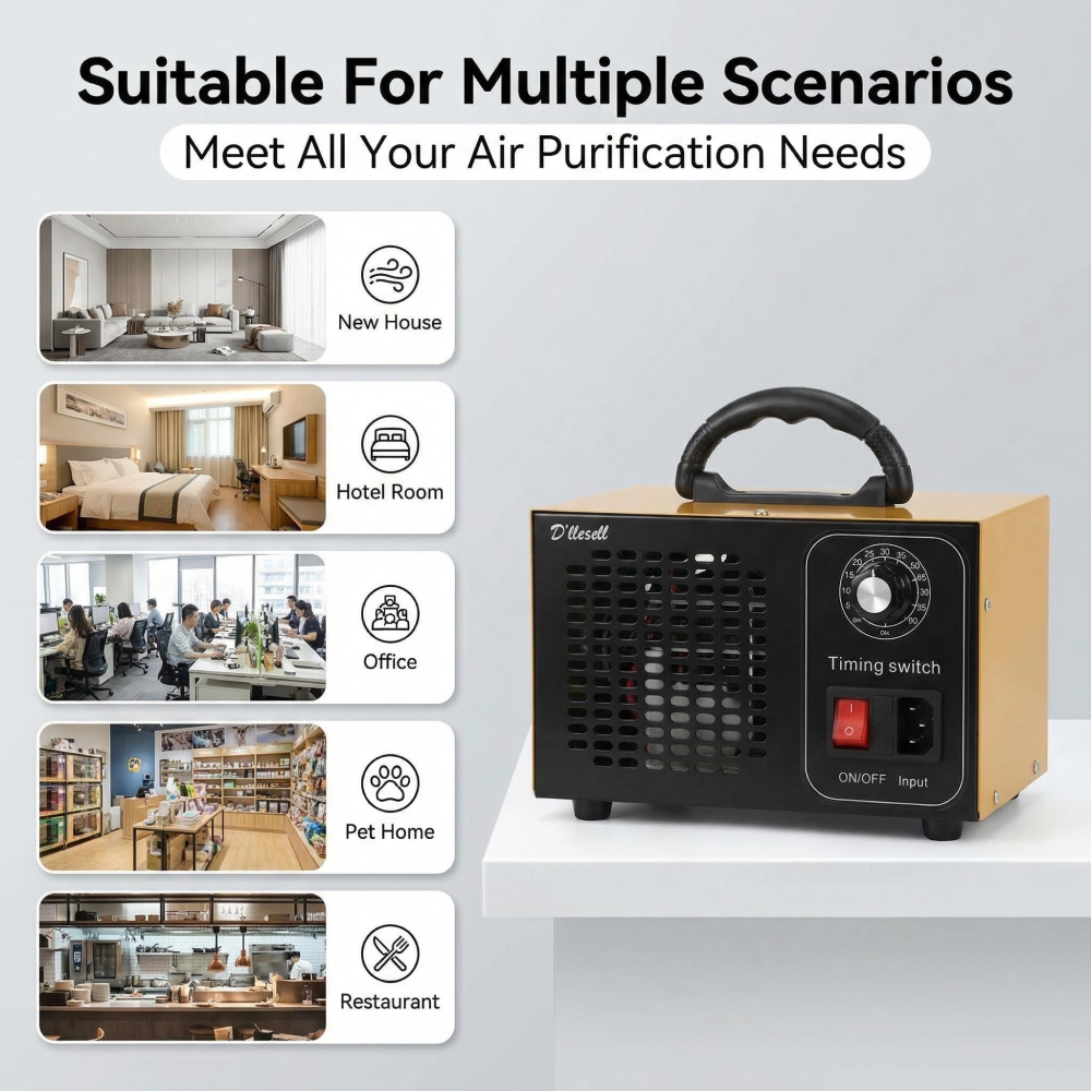 Air Purifier Ozone Generator 220V 60g/32g Air Cleaner Ozono Disinfection Sterilization Ozonizer Cleaning Formaldehy Remove odor O3 ozonizador