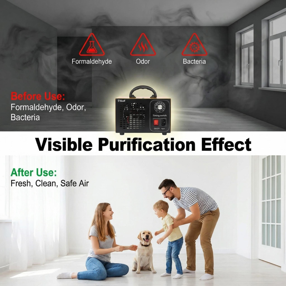 Air Purifier Ozone Generator 220V 60g/32g Air Cleaner Ozono Disinfection Sterilization Ozonizer Cleaning Formaldehy Remove odor O3 ozonizador