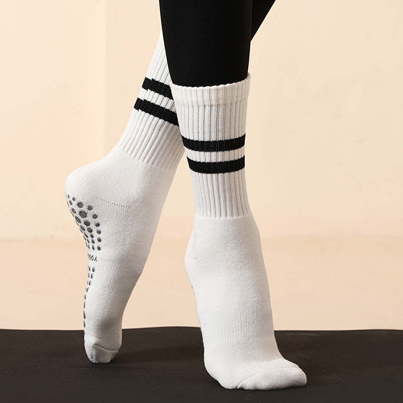 Crew Anti-Slip Grip Socks (Ribbed Calf)