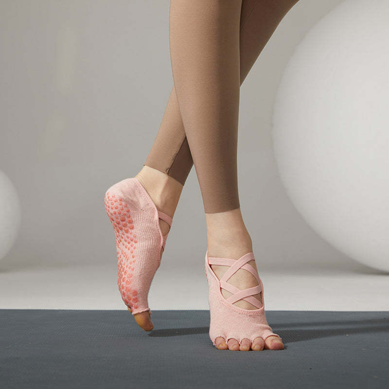 Ballet Anti-Slip Grip Socks (Dual Cross)