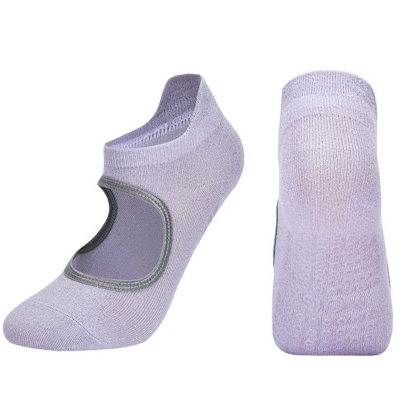 Ballet Anti-Slip Grip Socks (Silver Blend)