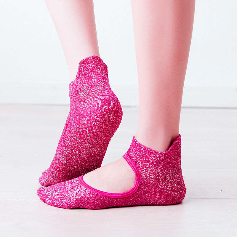 Ballet Anti-Slip Grip Socks (Silver Blend)