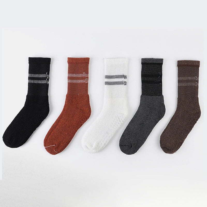 Crew Anti-Slip Grip Socks (Ribbed Calf)