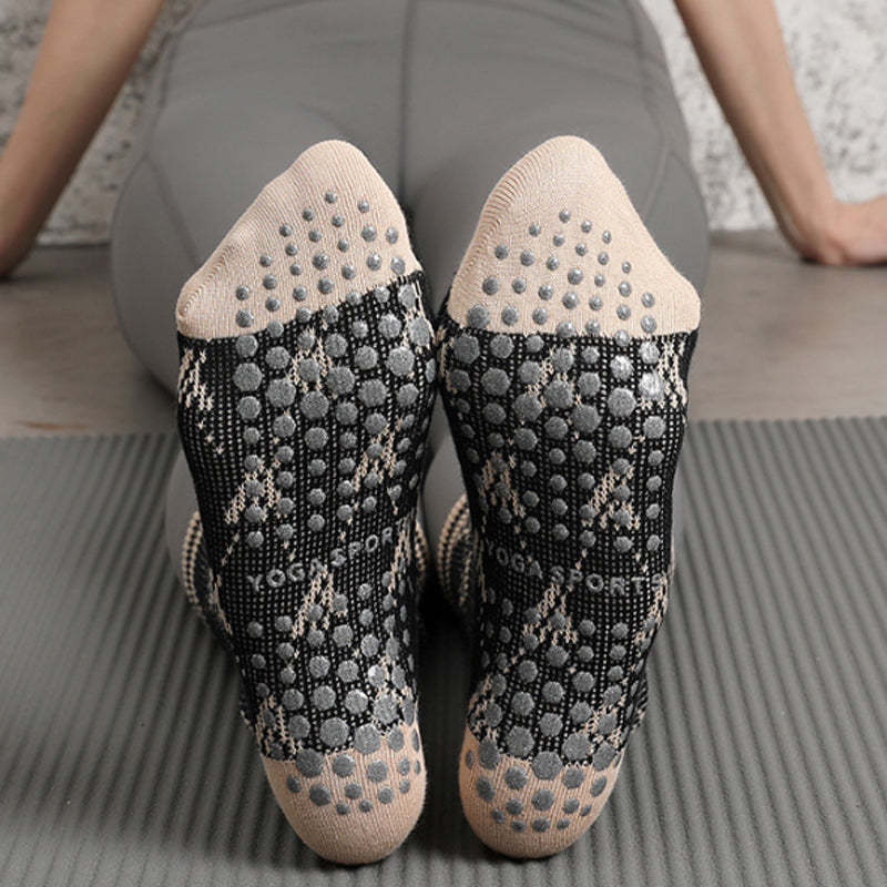 Crew Anti-Slip Yoga Socks-British Style