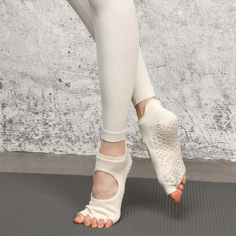 Ballet Anti-Slip Grip Socks (Nature）