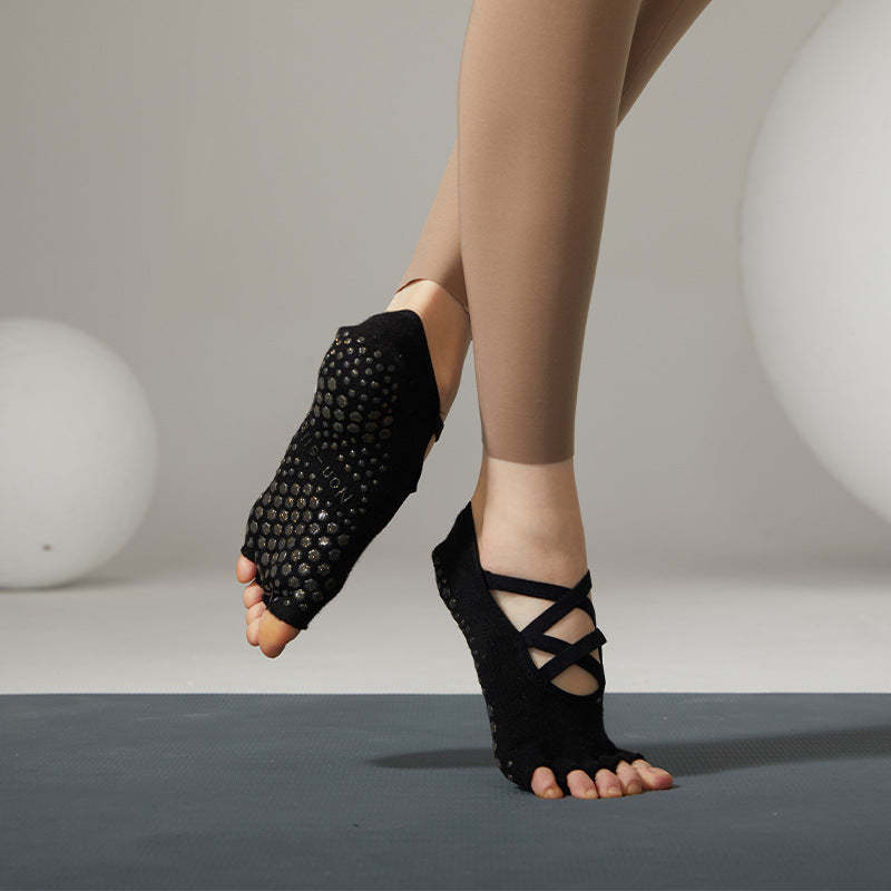 Ballet Anti-Slip Grip Socks (Dual Cross)