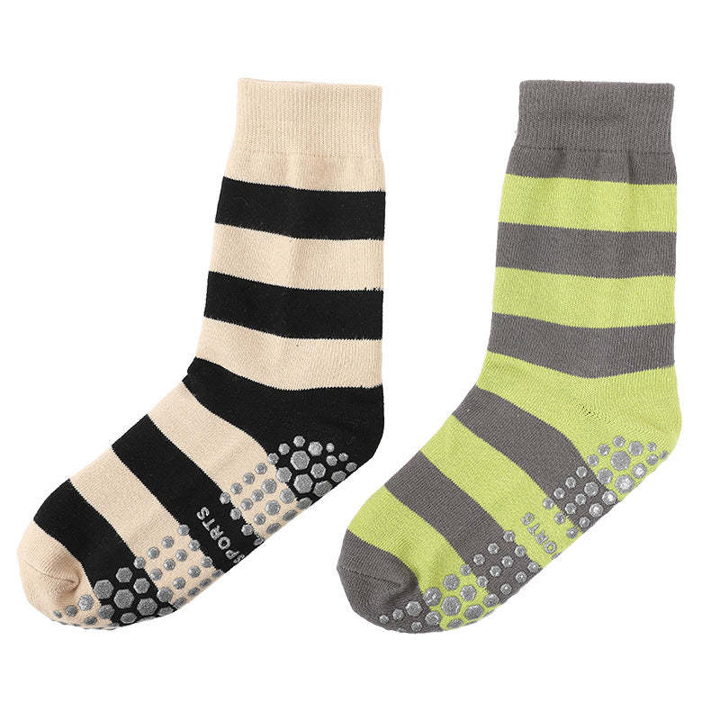 Crew Anti-Slip Grip Socks (Broad Stripe)