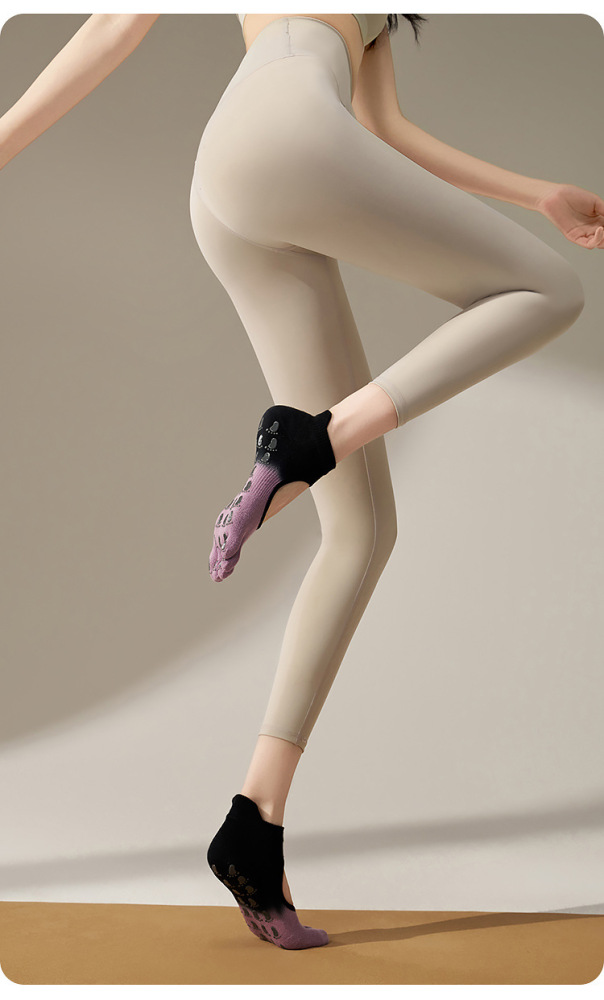 Ankle Grip Non-Slip Socks (Backless)