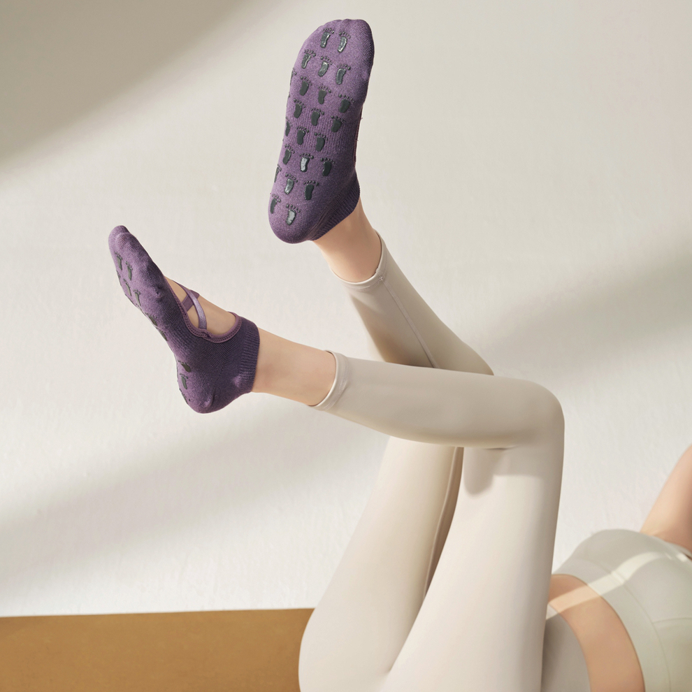 Ballet Non-Slip Socks  (Cross Strap)