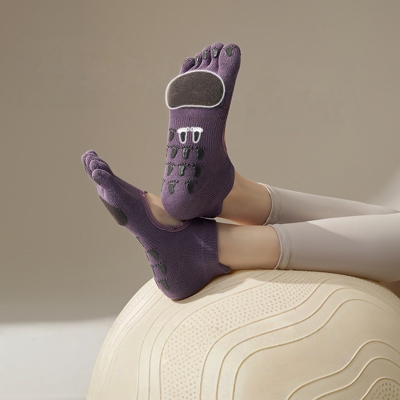 Ankle Grip Non-Slip Socks (Leather)