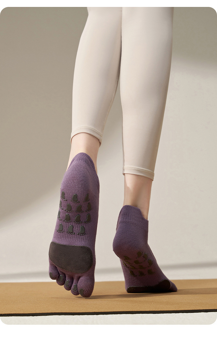 Ankle Grip Non-Slip Socks (Leather)