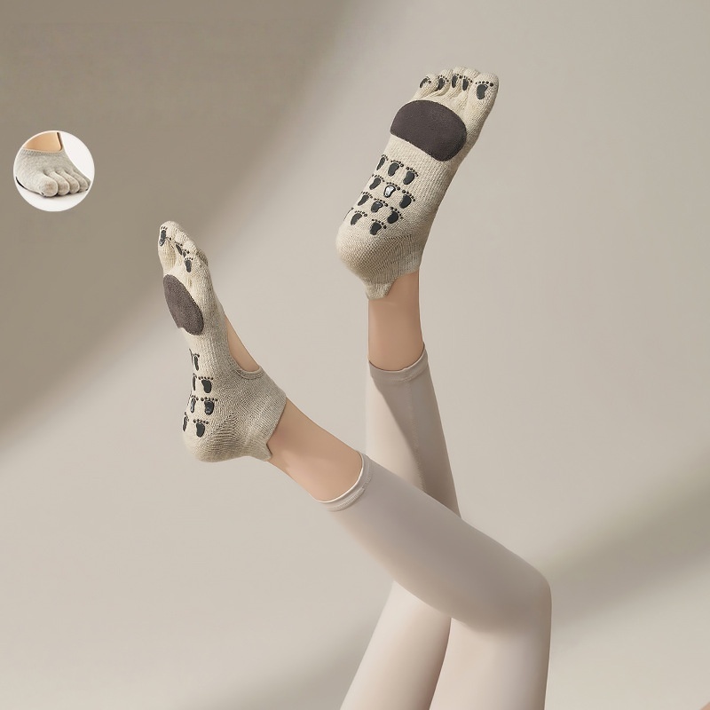 Ankle Grip Non-Slip Socks (Leather)