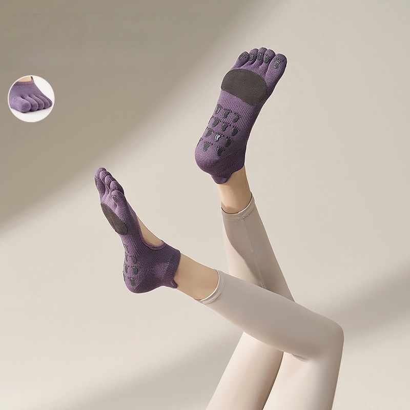 Ankle Grip Non-Slip Socks (Leather)
