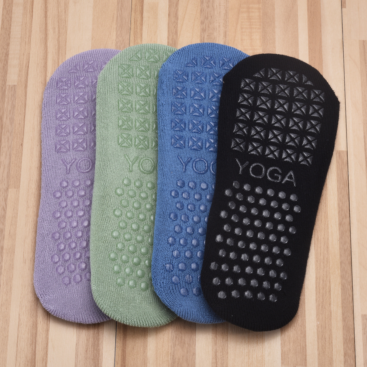 Ballet Grip Non-Slip Socks (Silver Thread)