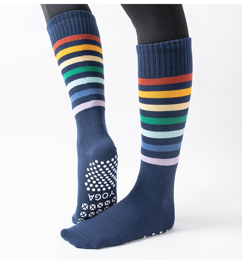 Crew Grip Non-Slip Socks ( Rainbow)