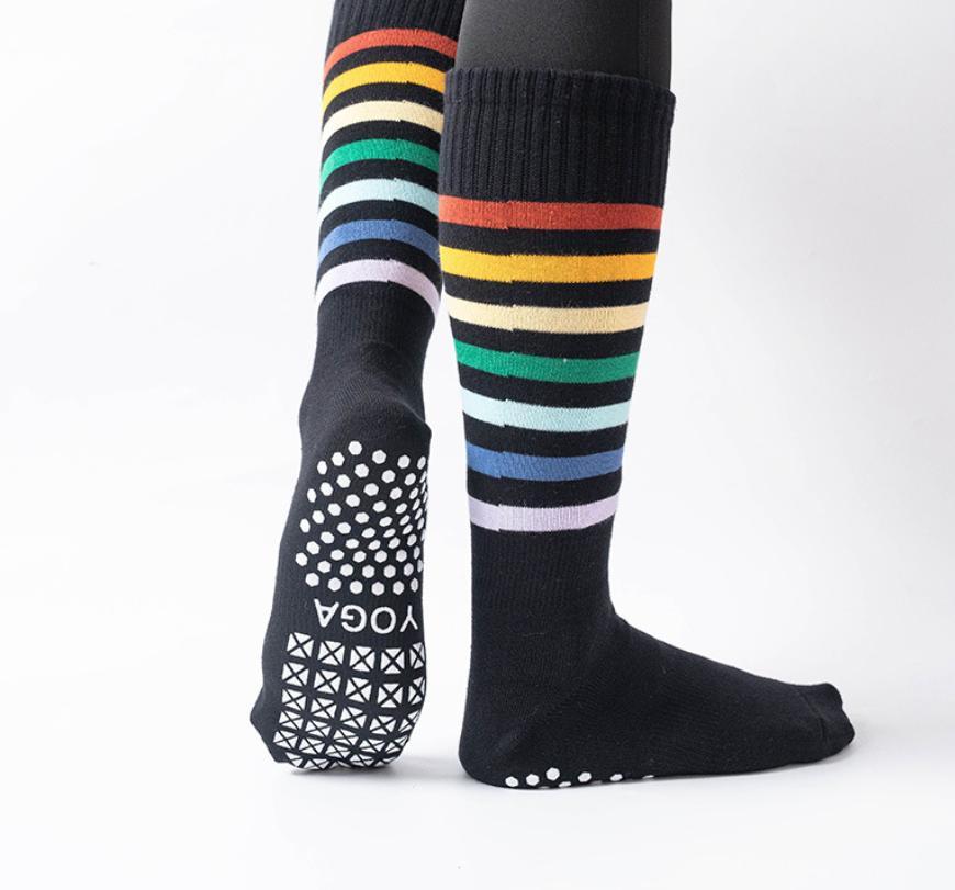 Crew Grip Non-Slip Socks ( Rainbow)