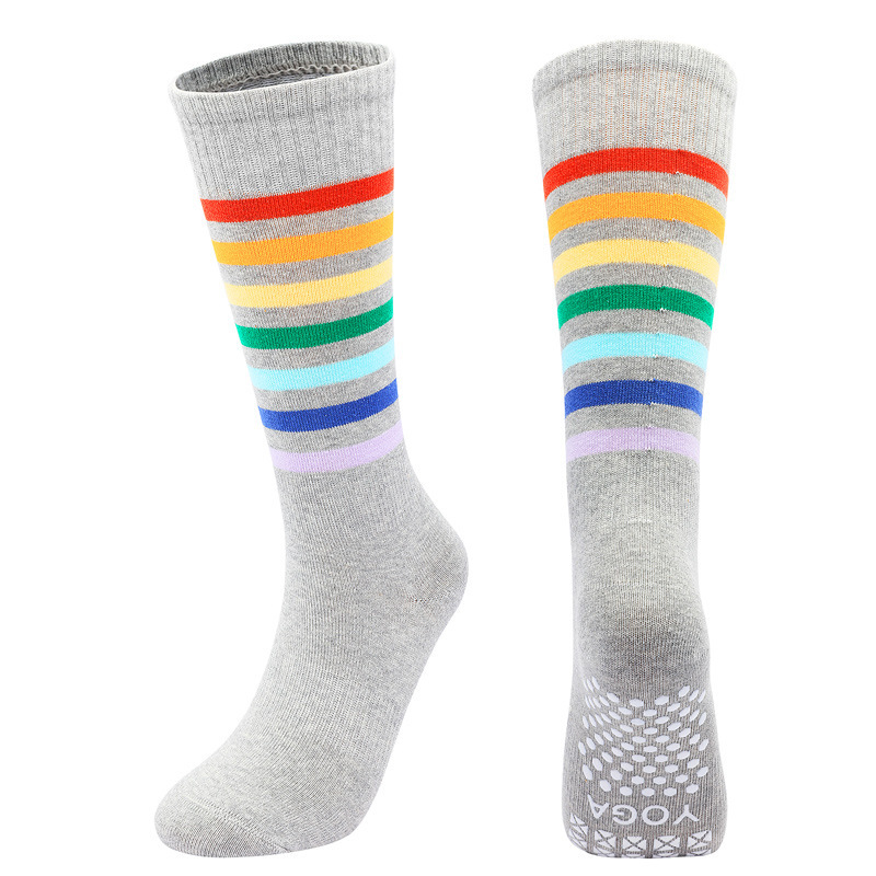 Crew Grip Non-Slip Socks ( Rainbow)