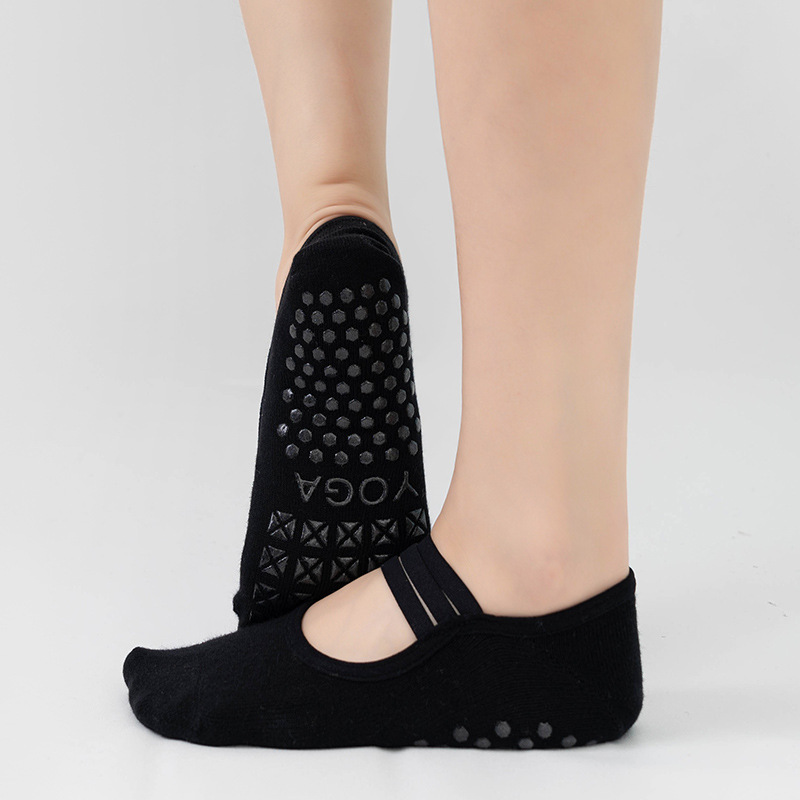 Ballet Anti-Slip Grip Socks ( 3-Stripe Strap)