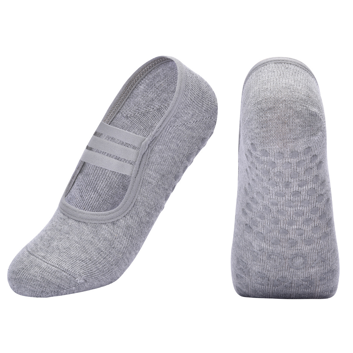Ballet Anti-Slip Grip Socks ( 3-Stripe Strap)