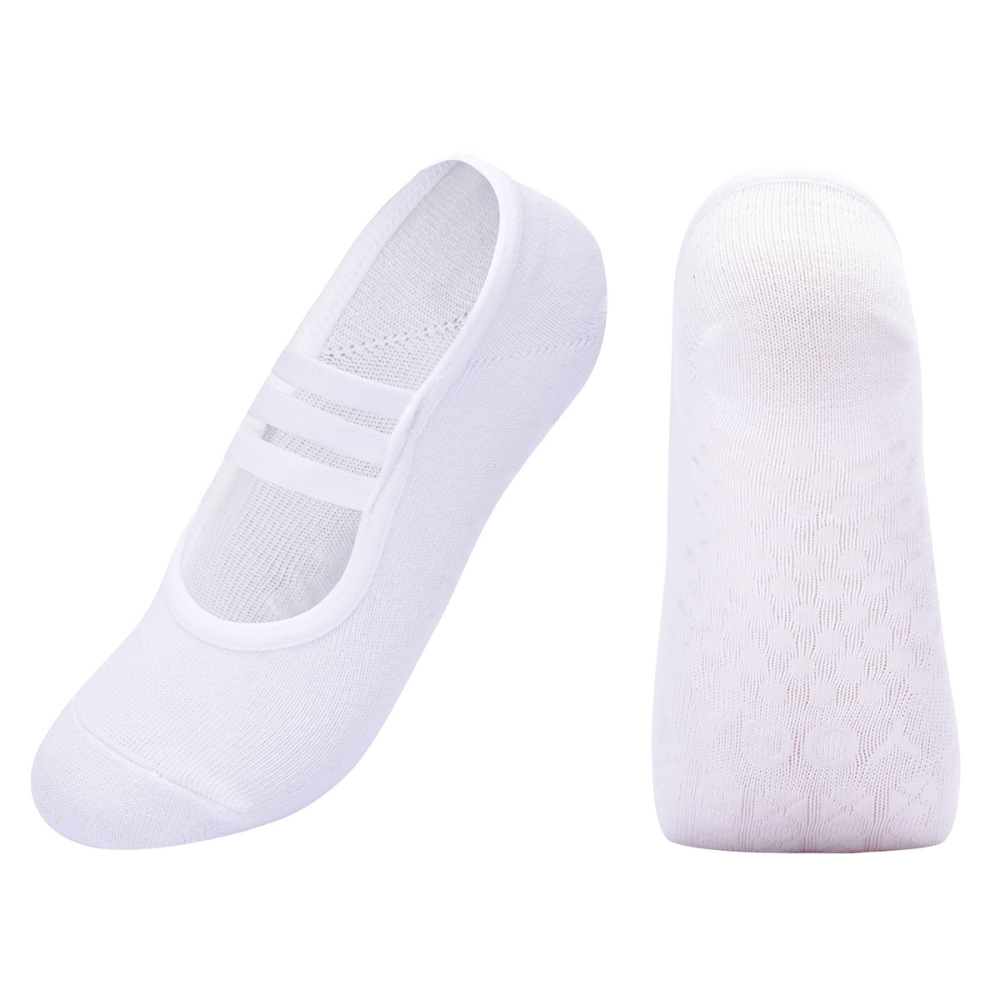 Ballet Anti-Slip Grip Socks ( 3-Stripe Strap)